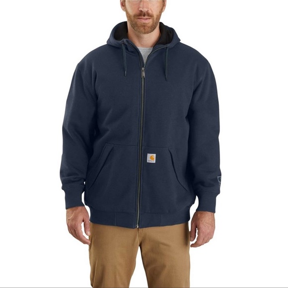 Carhartt Other - Carhartt Men's Midweight loose fit Full Zip Sweatshirt in Blue Sz Medium